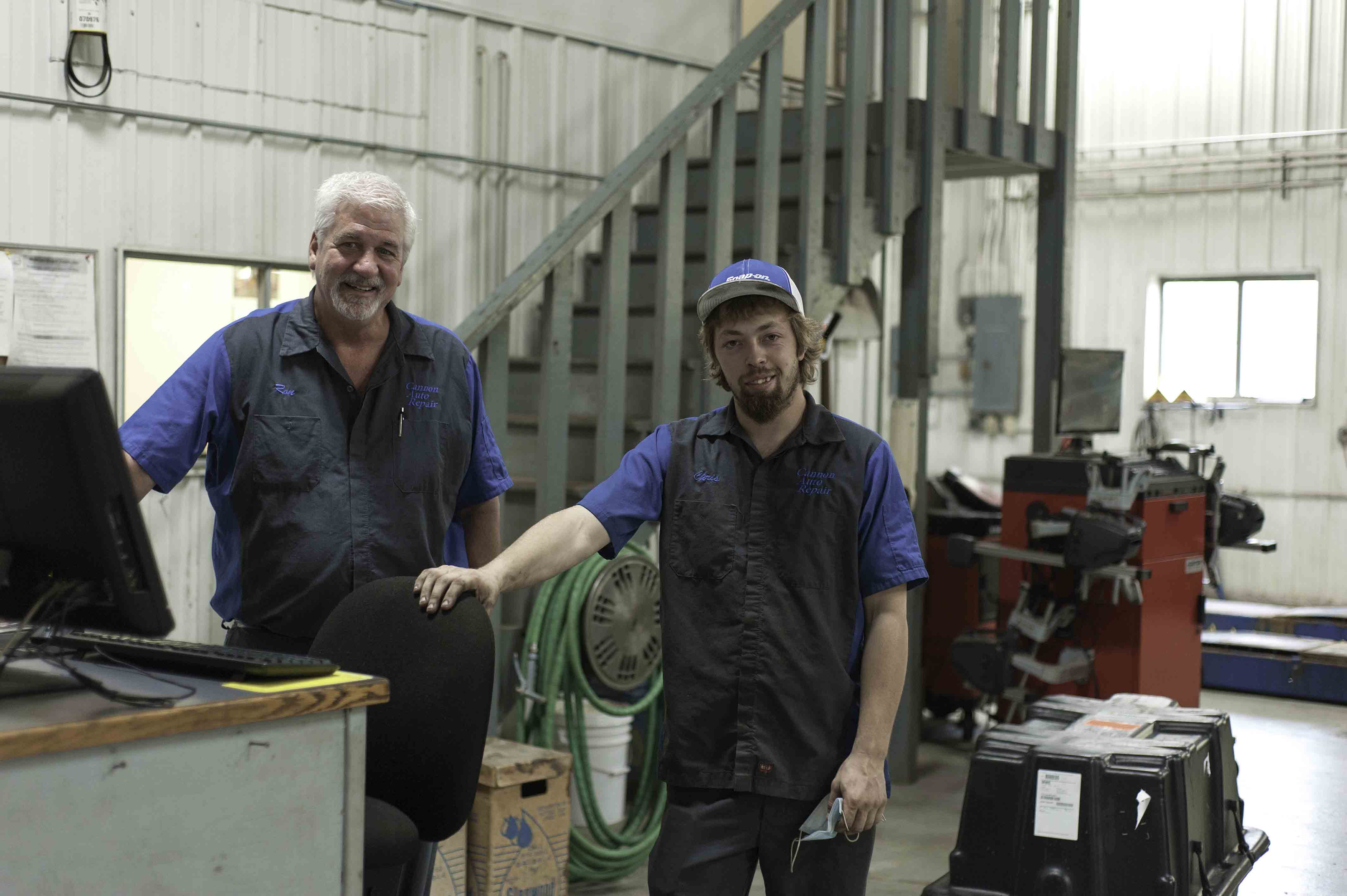 Ron and Chris Service Writer and Technician