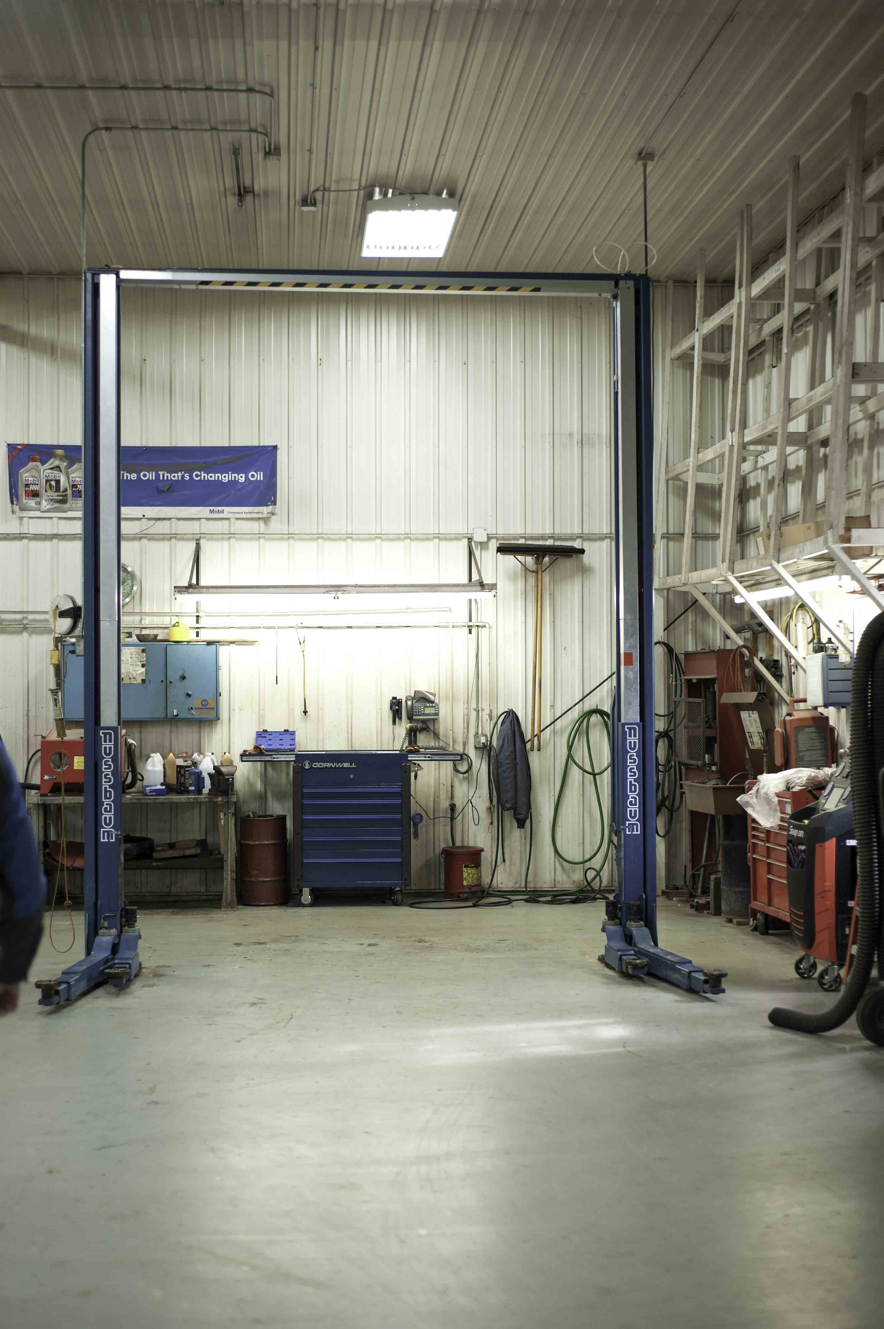 Automotive Service Work Area