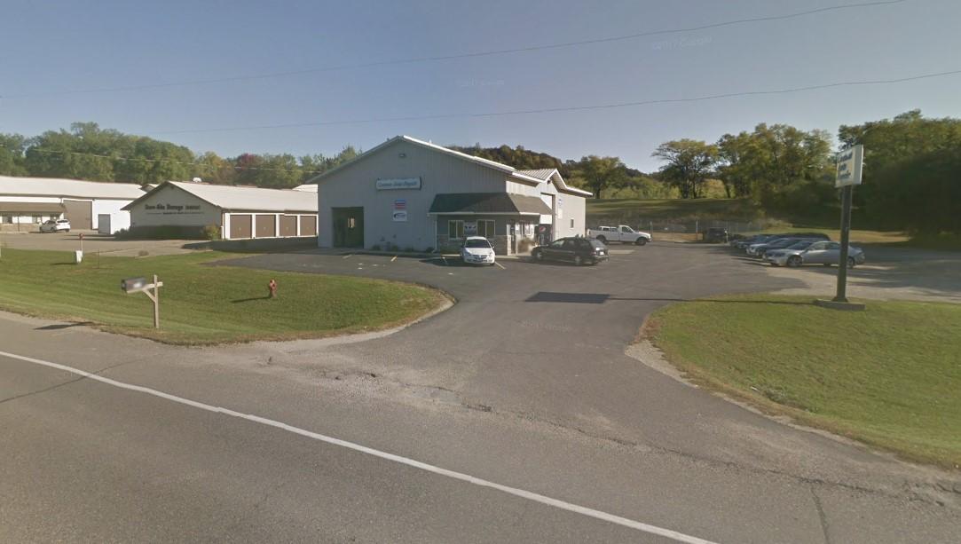 road view exterior of cannon auto repair in cannon falls mn